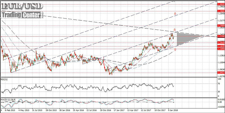 EURO AGAINST THE US DOLLAR (DAILY)